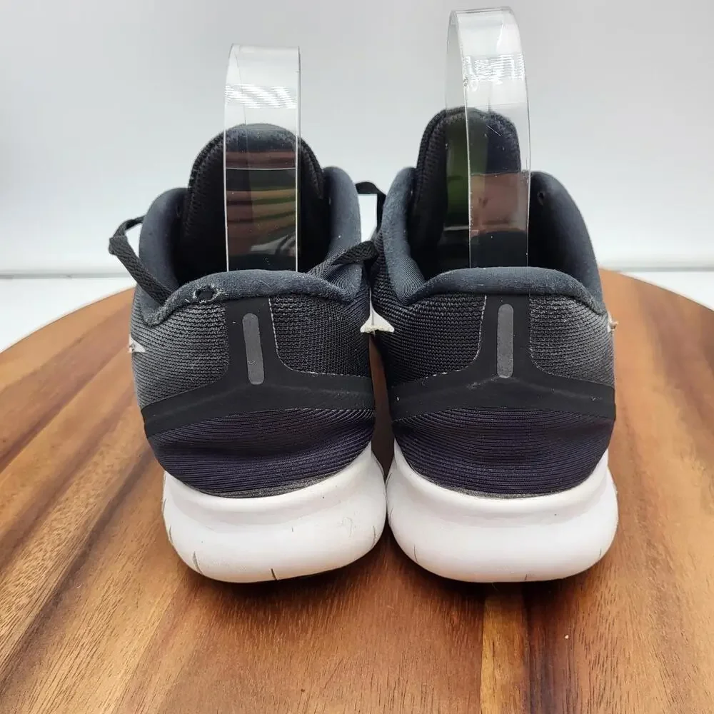 Nike Womens‎ Free RN Running Shoes Womens Size 9 831509-001 Black White Trainers